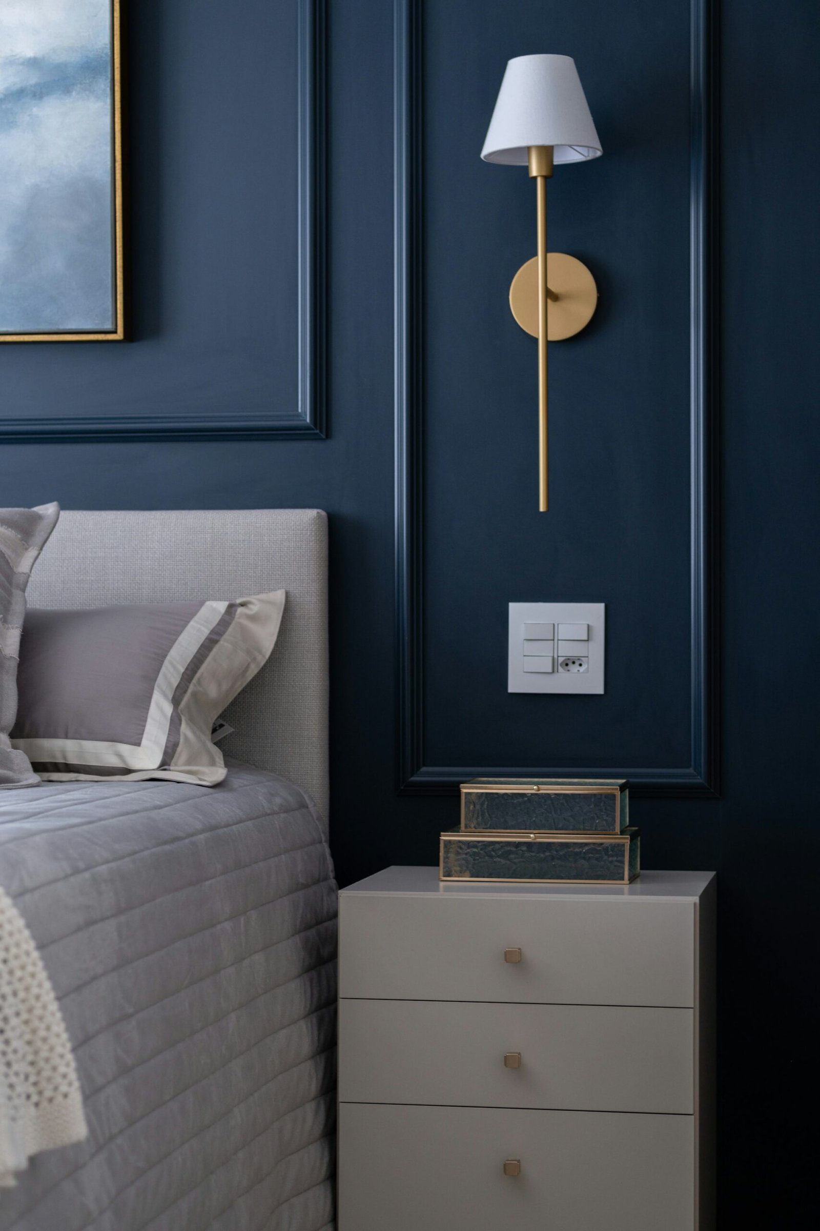 EKH Painting & Decorating — Navy Bed